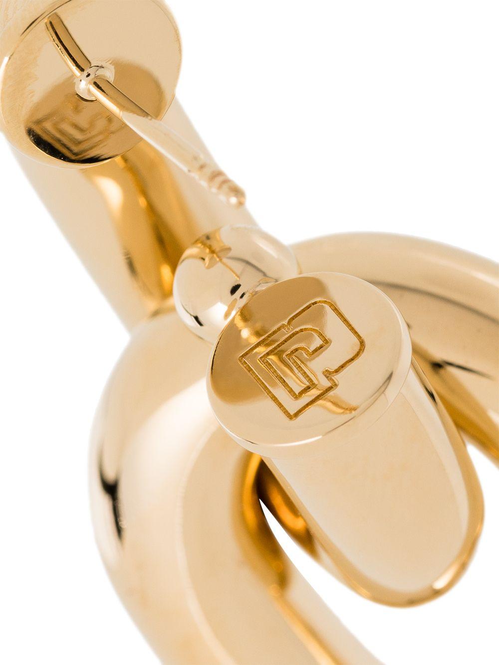 Orecchini pendenti catena oro