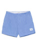 Costume boxer celeste con mini etichetta