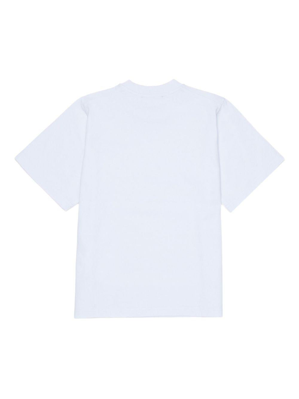T-shirt in cotone con stampa logo DQ3169D0AAP DQ100 DSQUARED KIDS 