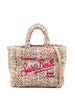 Borsa vanity mini classic in tweed multicolor