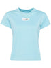 T-shirt celeste logo numerico