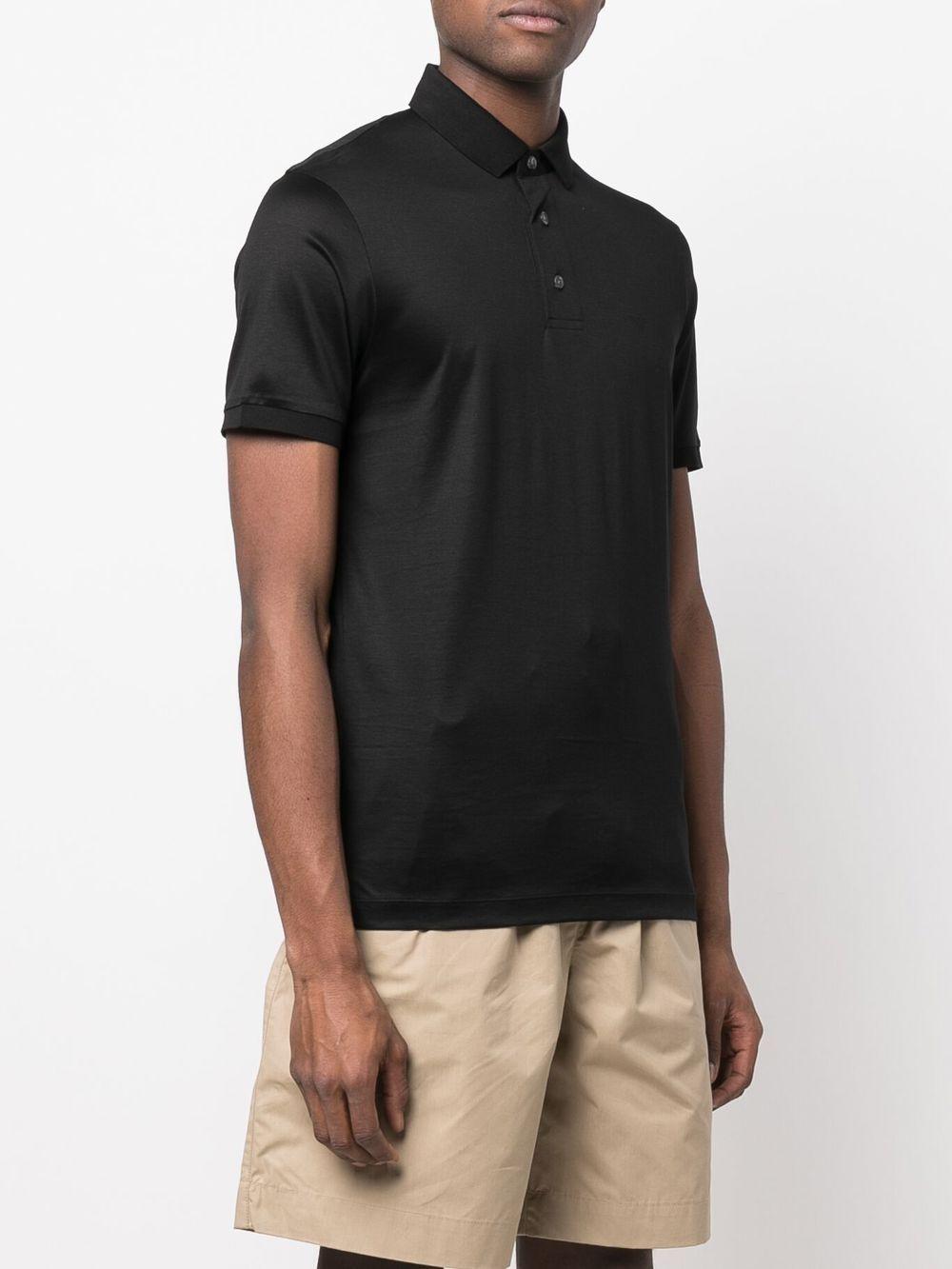 Polo nero mini logo petto 8N1F961JUVZ 0999 EMPORIO ARMANI 