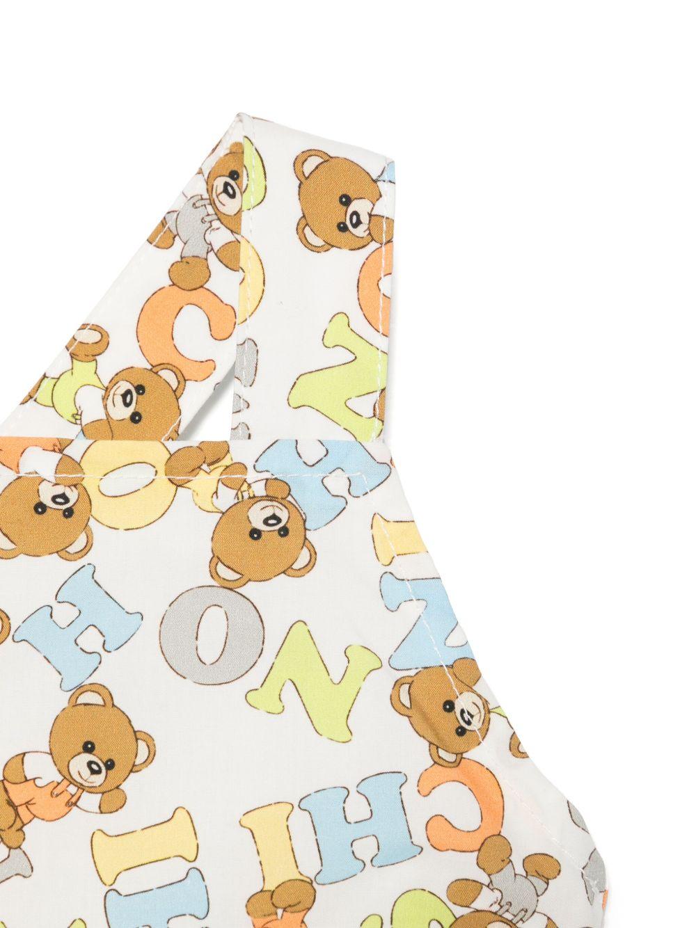 Abito multicolor Teddy all-over neonata
