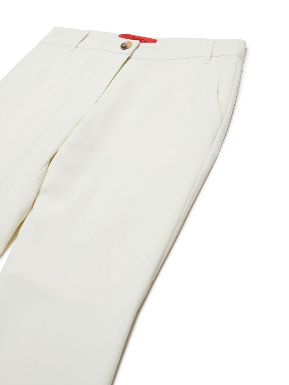 Pantalone a zampa bianco basic