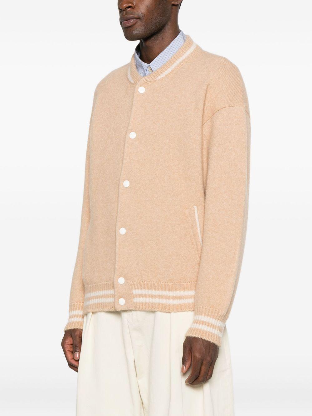 Bomber cammello in cashmere F5LAMAKJ019 178 LANEUS 