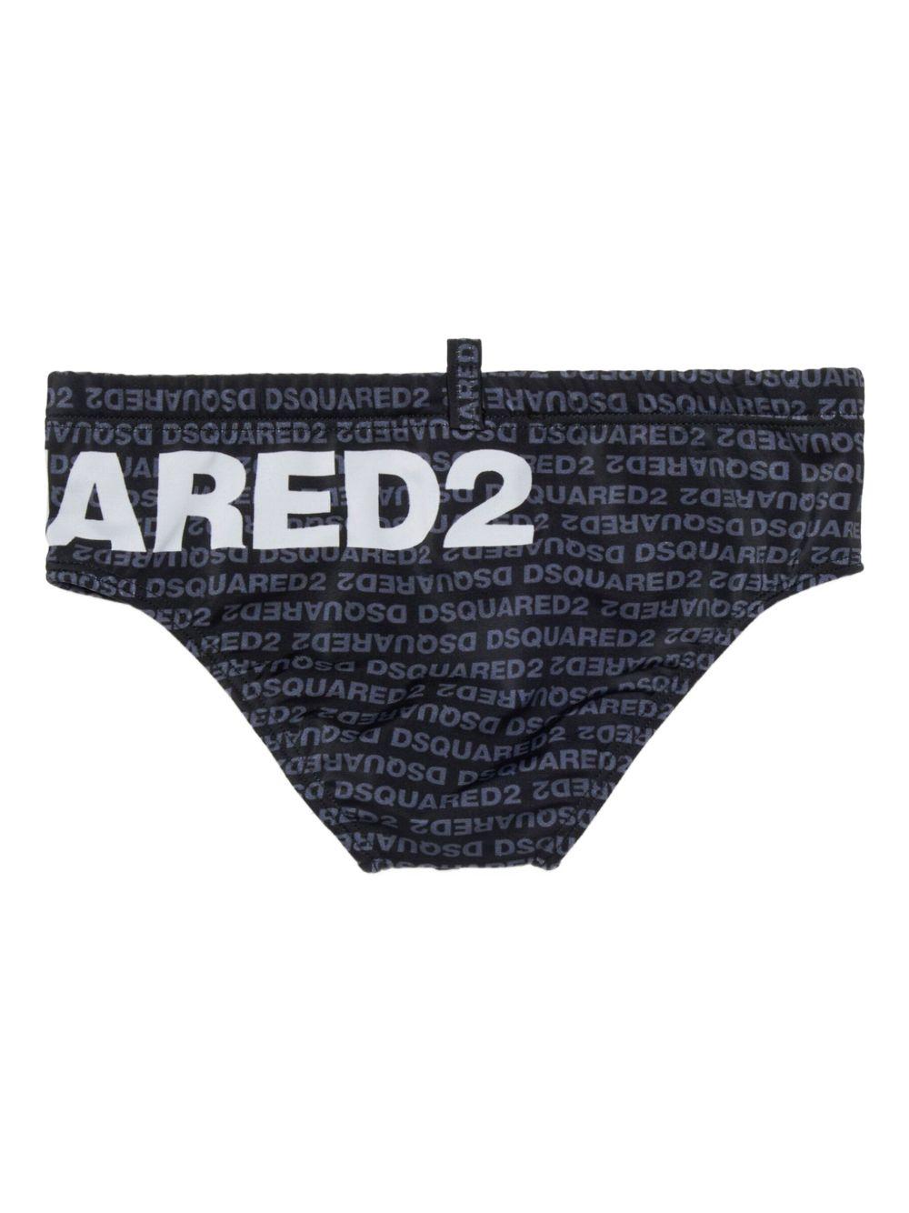 Slip da bagno con logo DQ3299D0AGX DQ900 DSQUARED KIDS 
