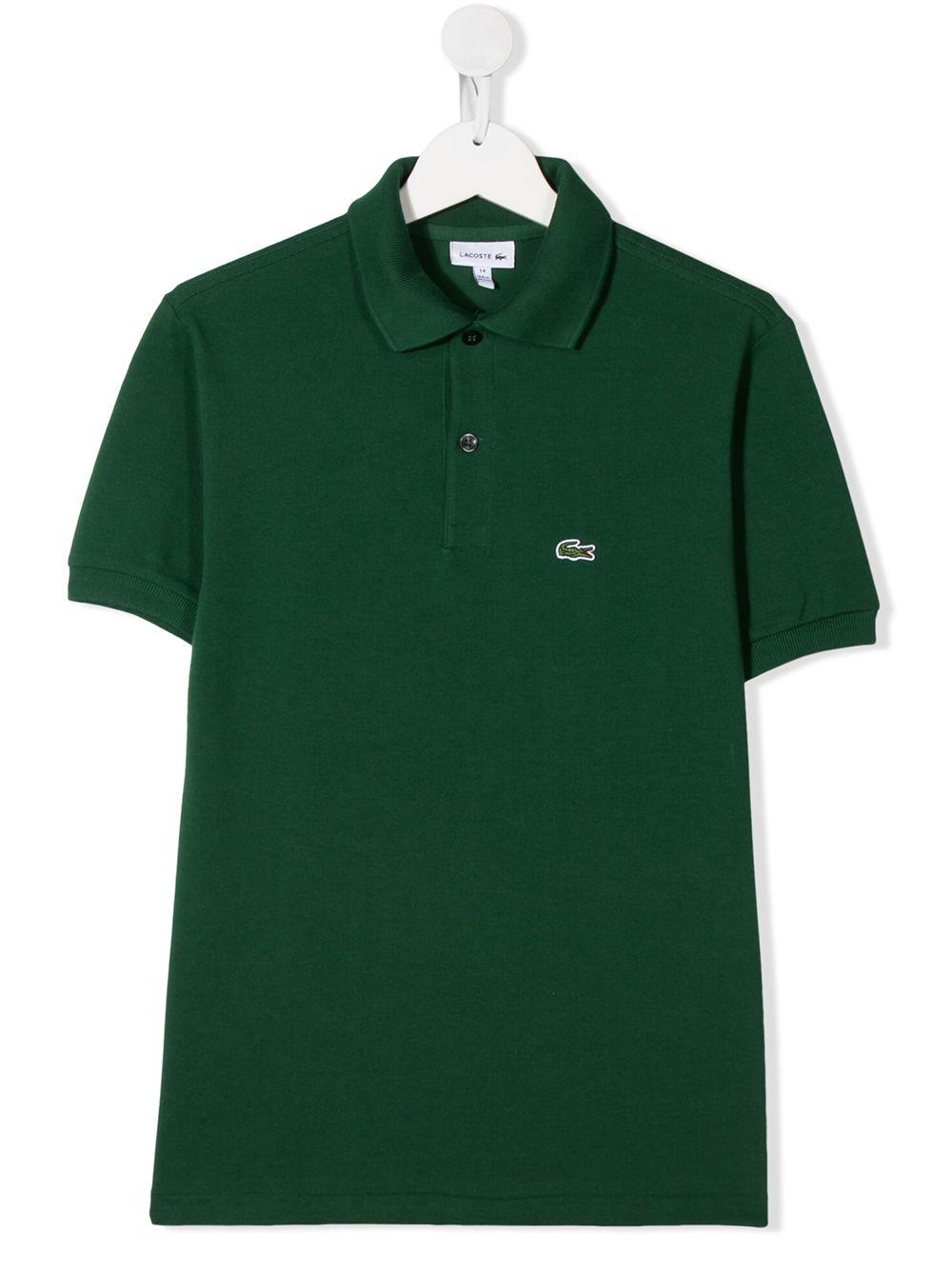Polo verde logo ricamo PJ2909 132 LACOSTE KIDS 