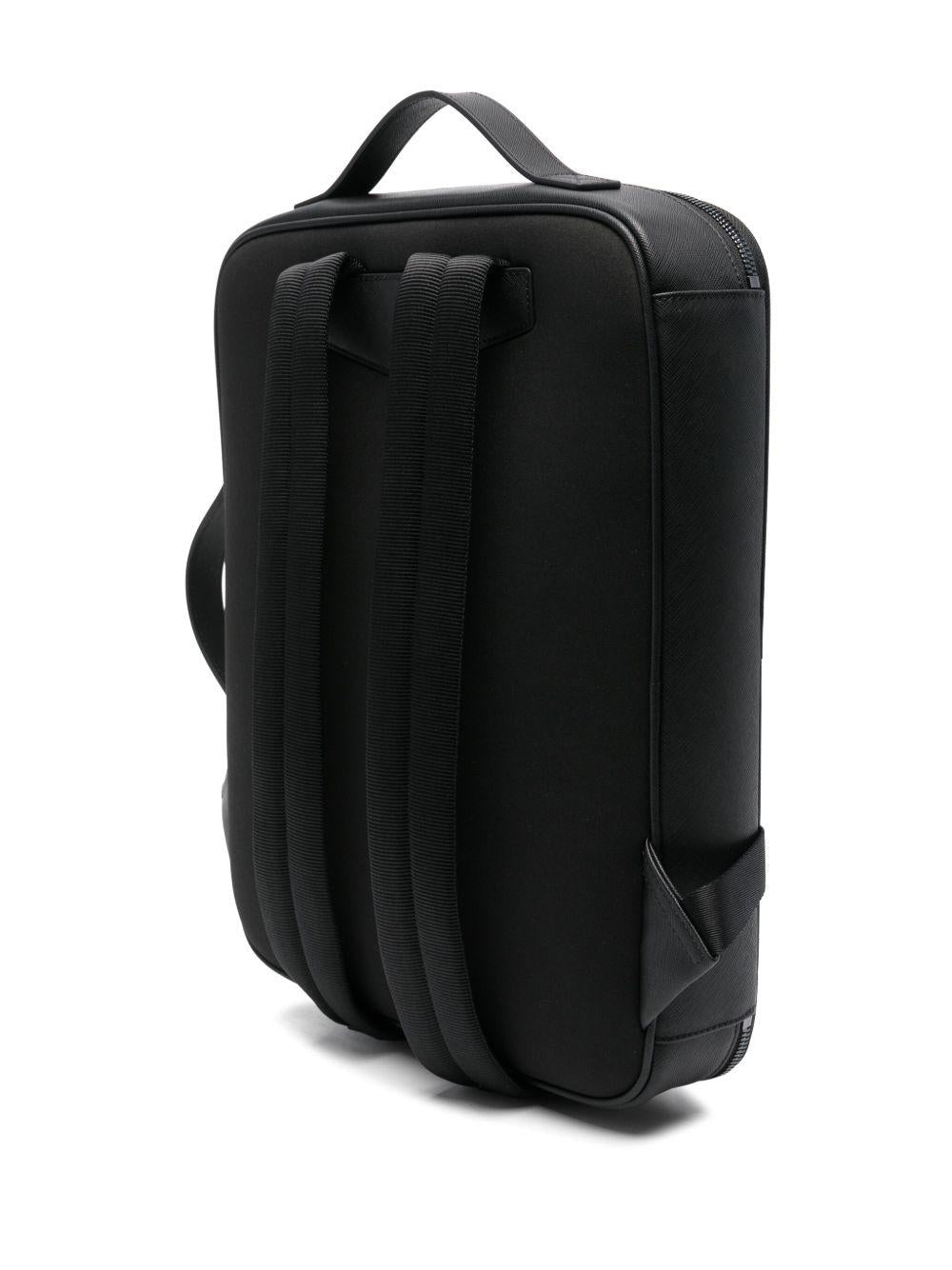 Borsa briefcase con logo in rilievo e zip EM001782AF13670 UC001 EMPORIO ARMANI 