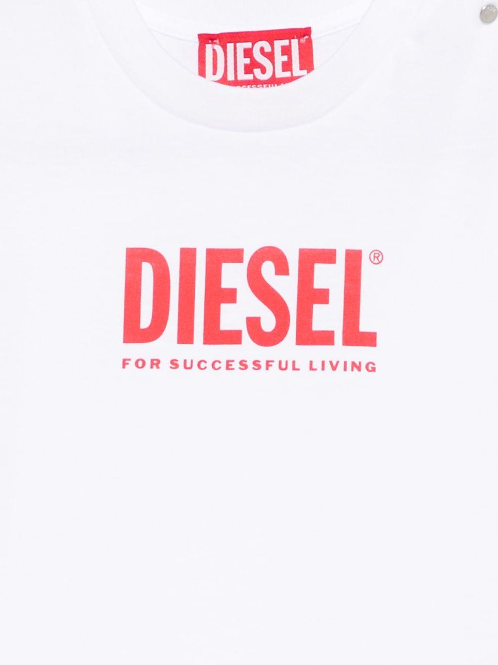 T-shirt in cotone a maniche corte K0081500YI9 K100 DIESEL KIDS 