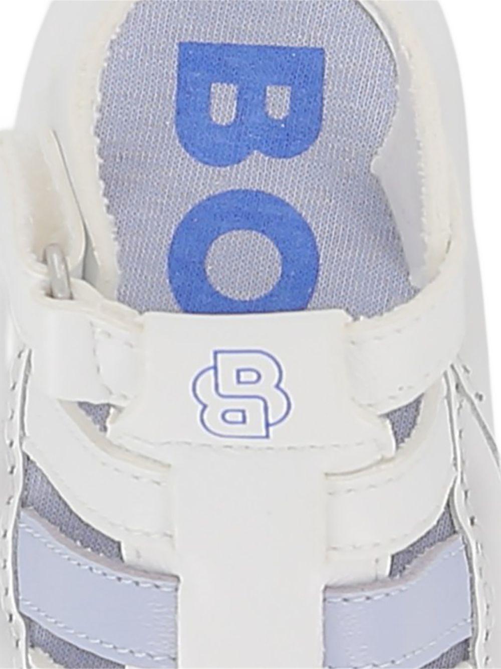 Sandali con chiusura a strappo J52834 813 BOSS KIDSWEAR 