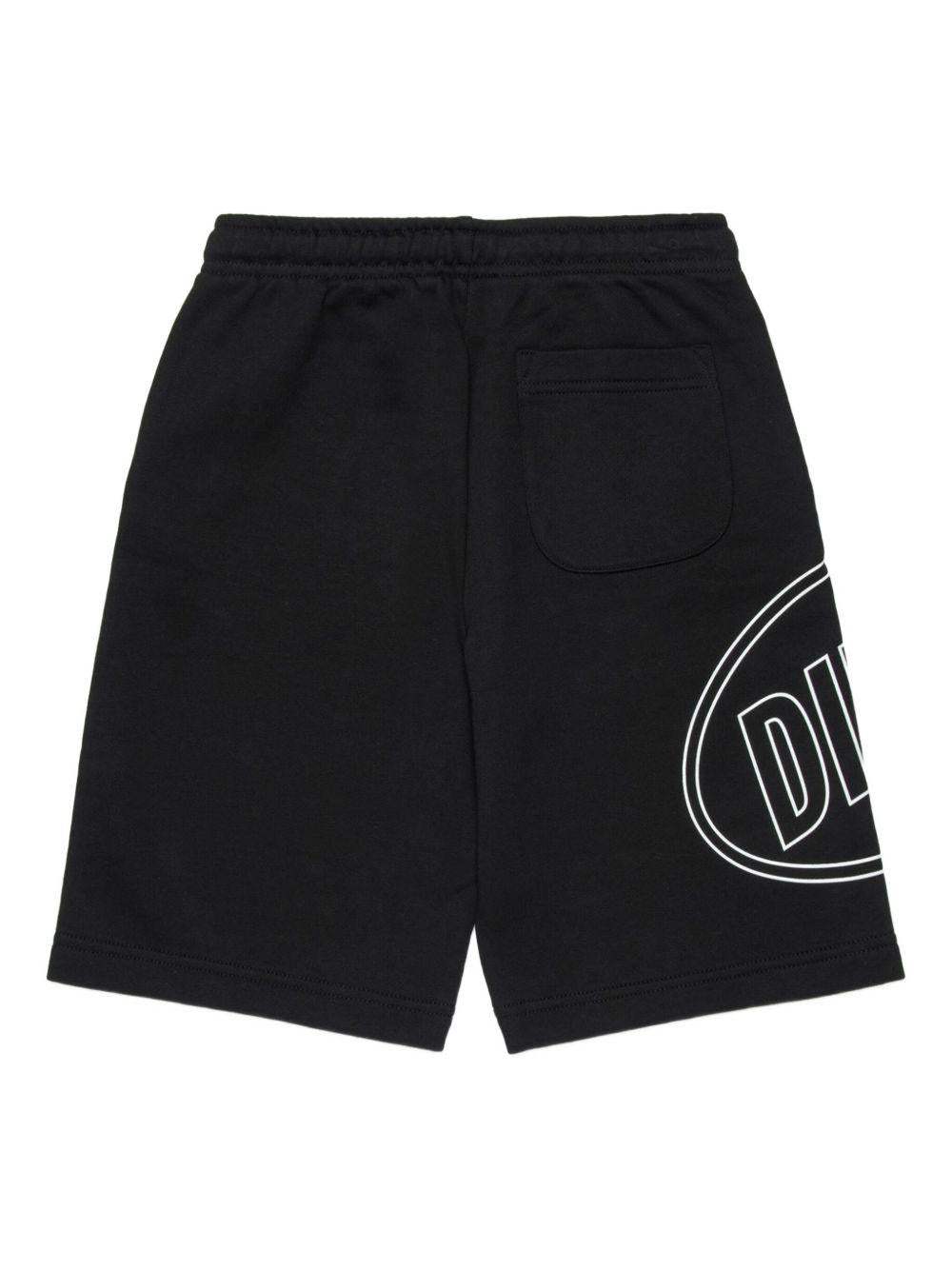 Bermuda in cotone con cordino J026760GEAD K900 DIESEL KIDS 