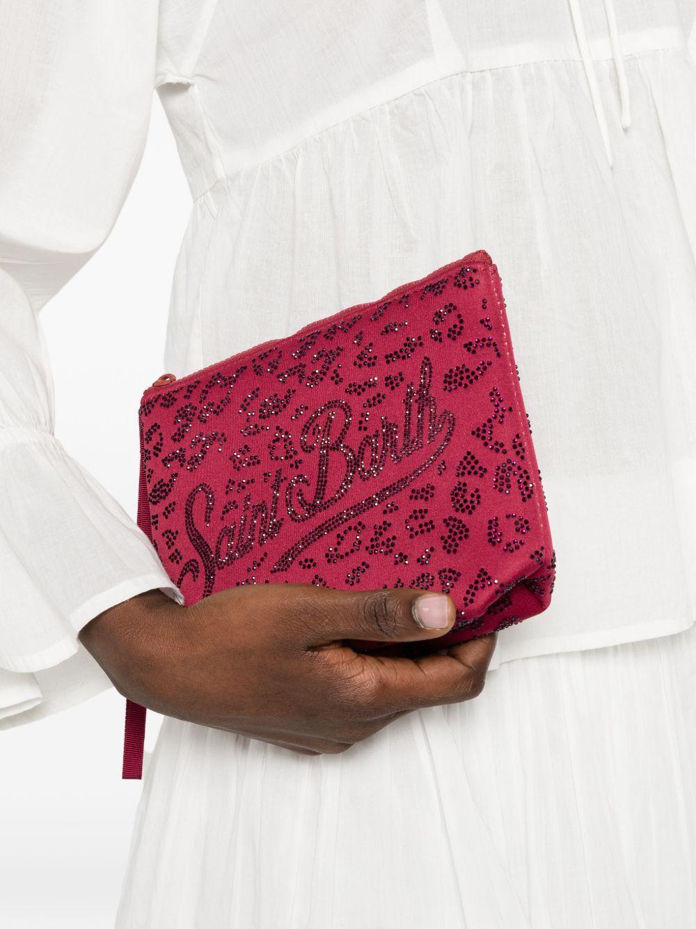 Pochette con strass e zip ALI0032# 00269L MC2 SAINT BARTH KIDS 