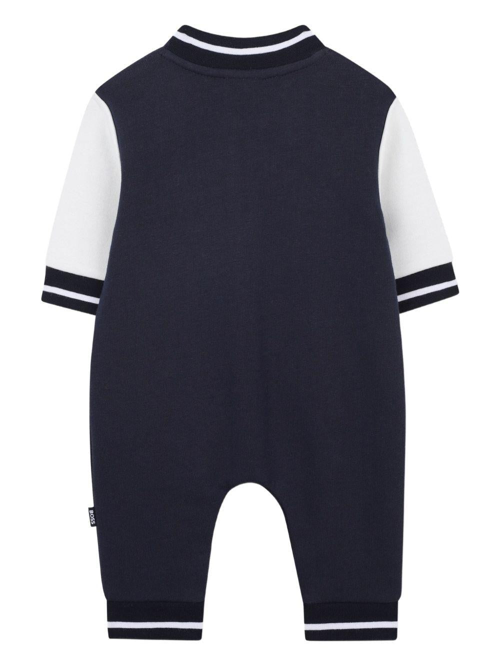 Tutina BOSS Kidswear Blu con Logo J52524 849 BOSS KIDS 