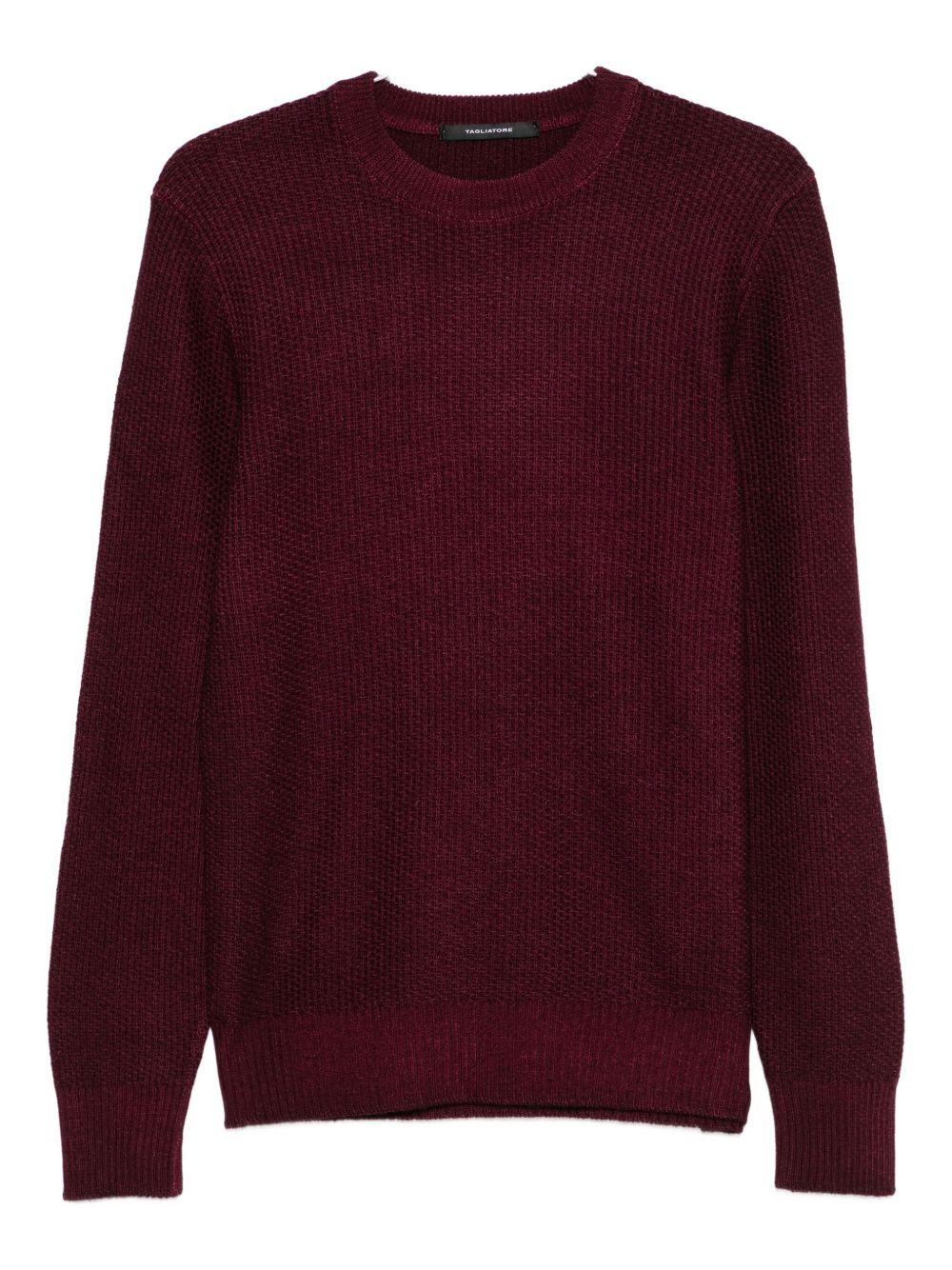 Maglione bordeaux girocollo BLANEGSI2506 291 TAGLIATORE 
