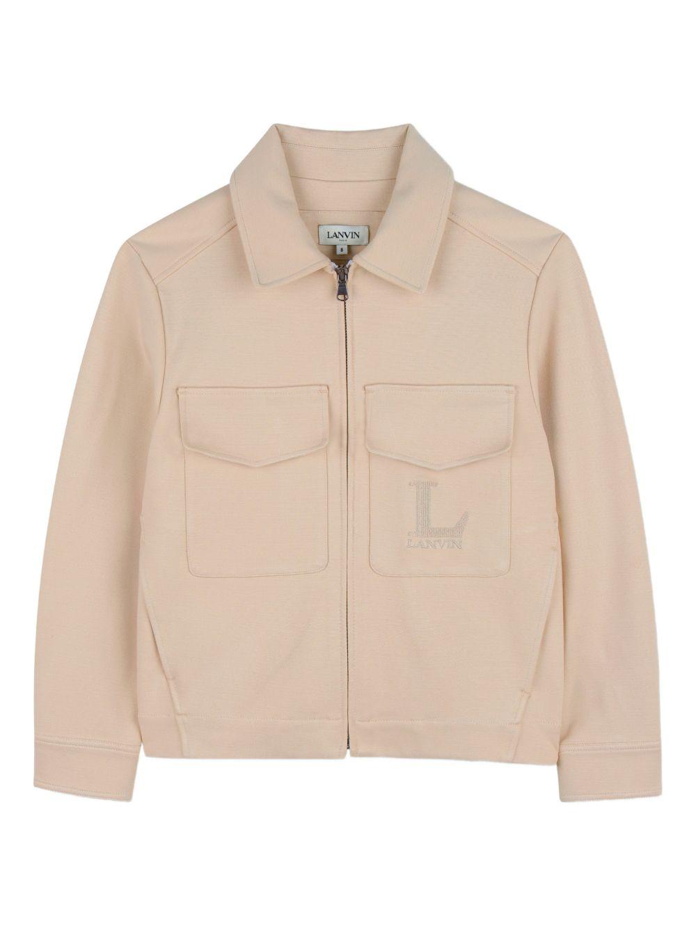 Giacca con zip a due tasche N30371 180 LANVIN KIDS 