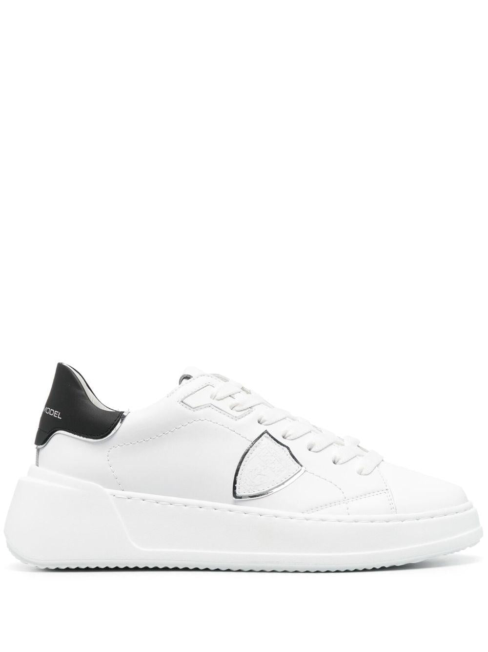 Sneakers tres temple bianco/nero donna