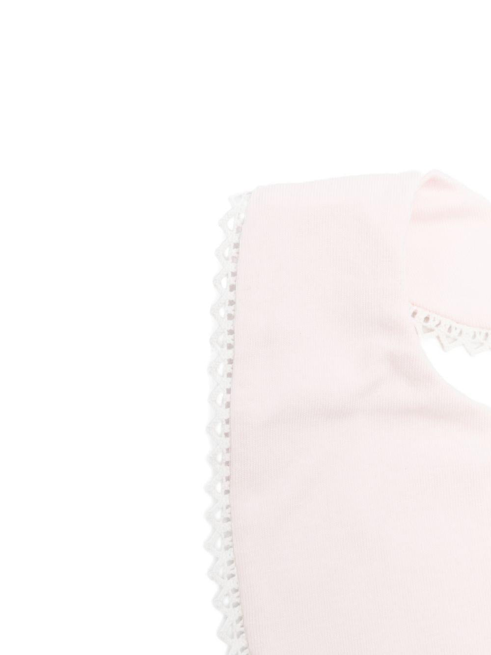 Bavaglino in cotone con stampa logo E26447 ROSA NANAN KIDS 
