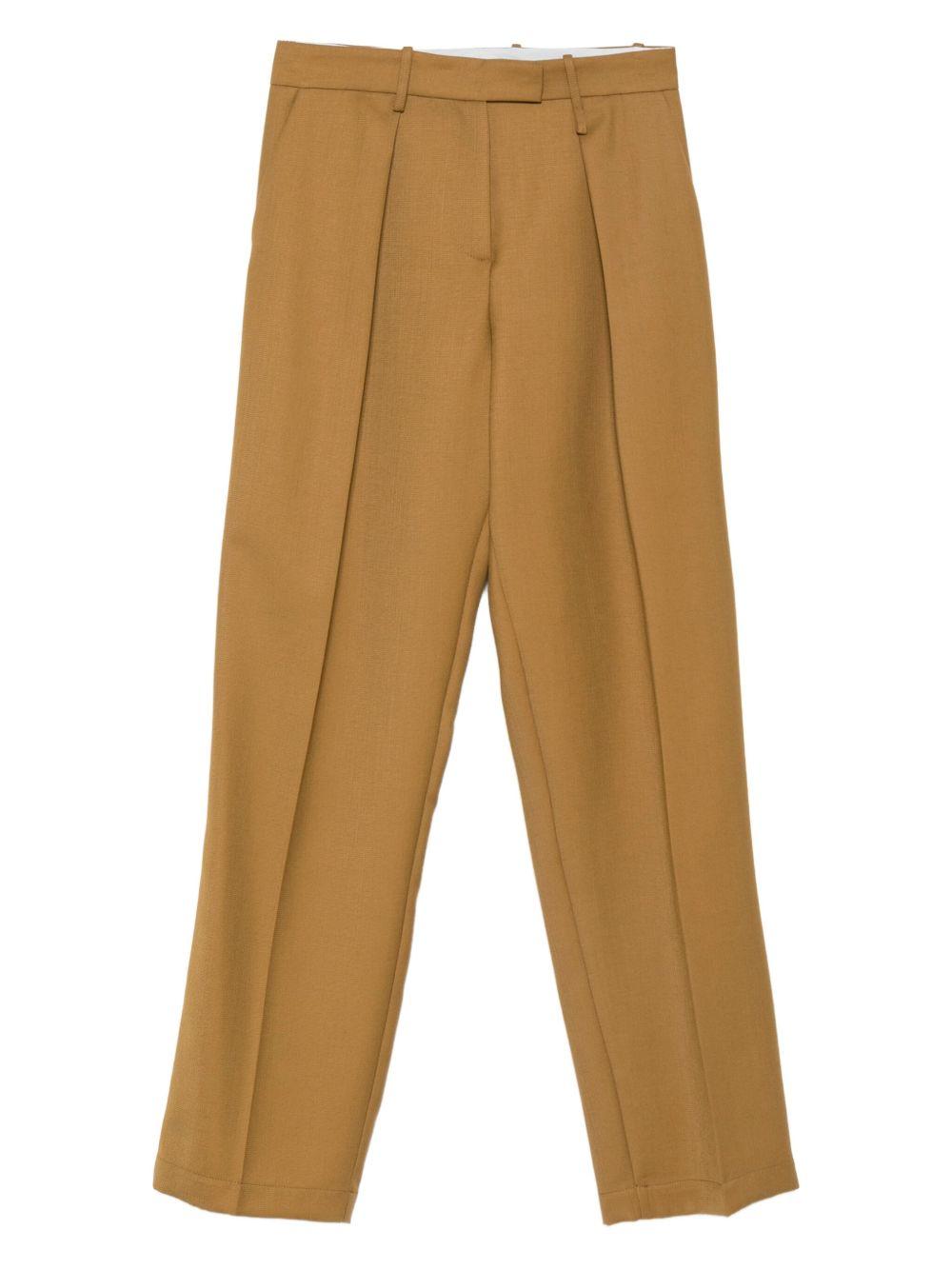 Pantaloni con Pieghe e Dettagli Plissettati 165161A5218 OZ ALYSI 