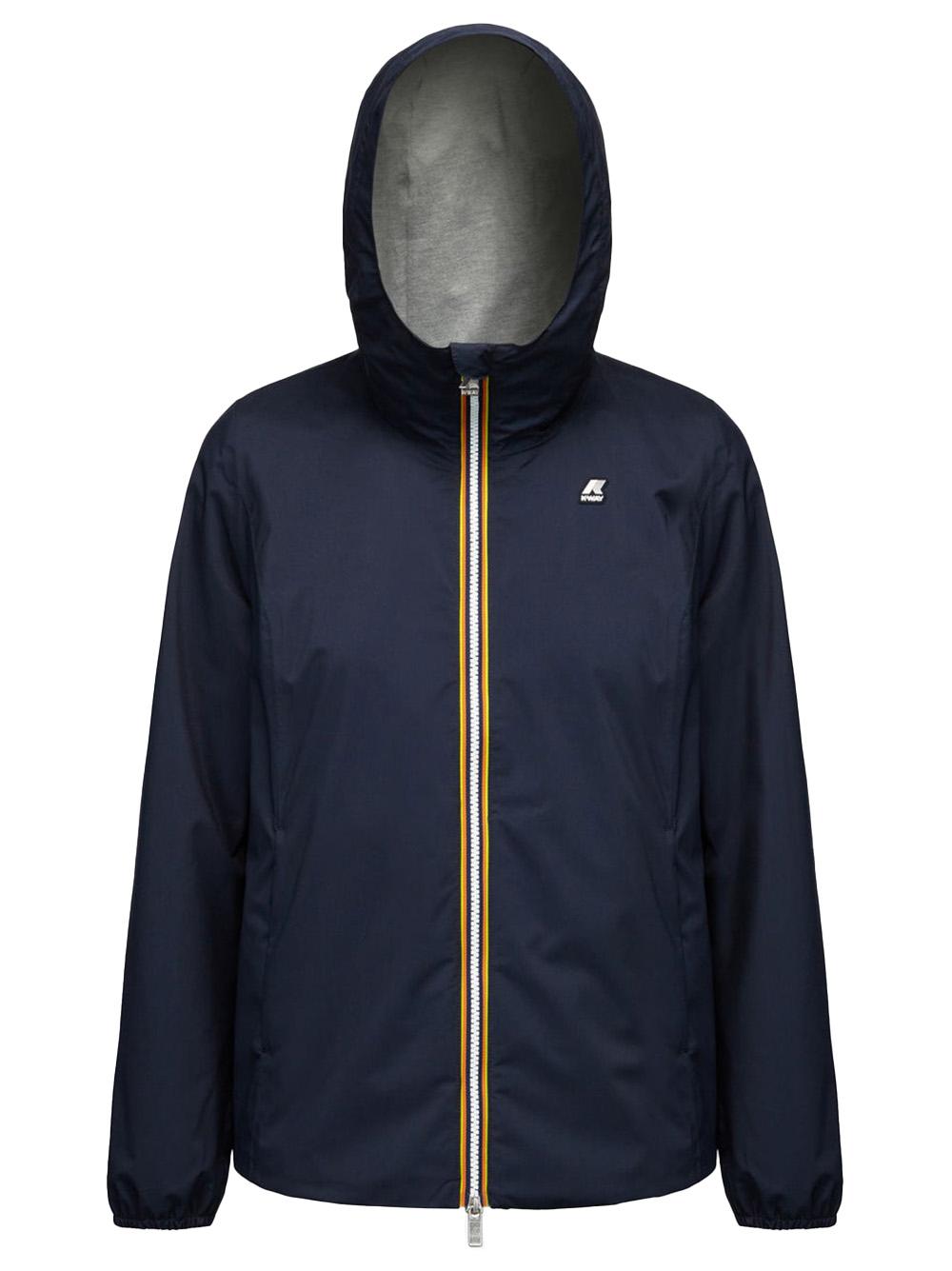 Giubbino marguerite stretch poly  jersey blu