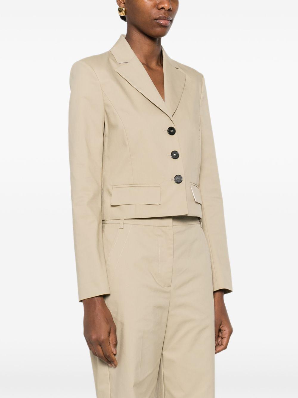 Blazer in cotone con tre bottoni 8S0583A716 B862 PATRIZIA PEPE 