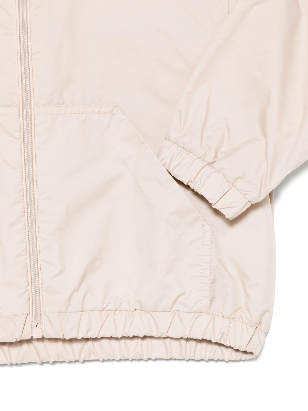 Giubbino saira beige logo retro 9541A0008053A5E 21G MONCLER KIDS 