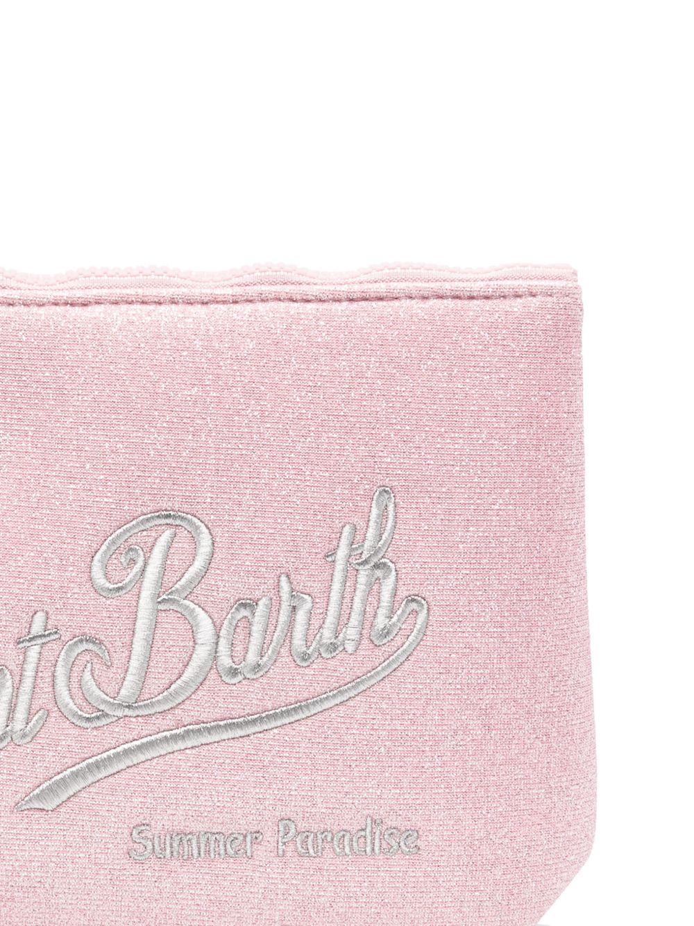 Pochette con zip e finish glitter ALI0018 03000L MC2 SAINT BARTH 