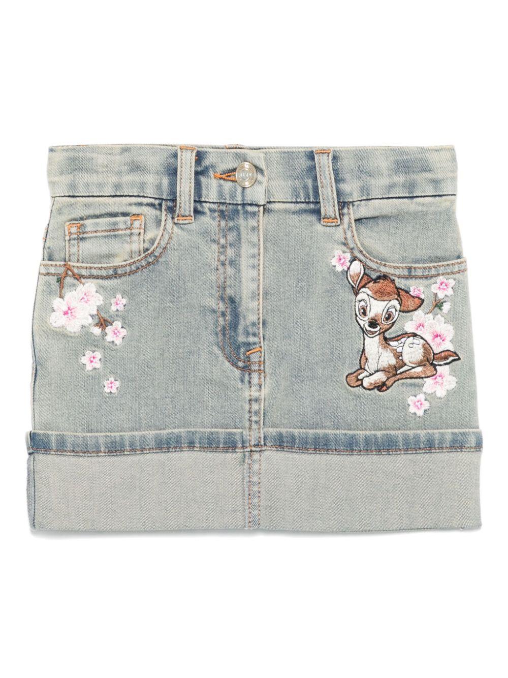 Gonna in denim Bambi