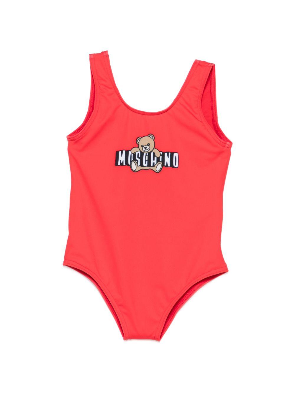 Costume intero con stampa M2L00ALKA11 50109 MOSCHINO KIDS 