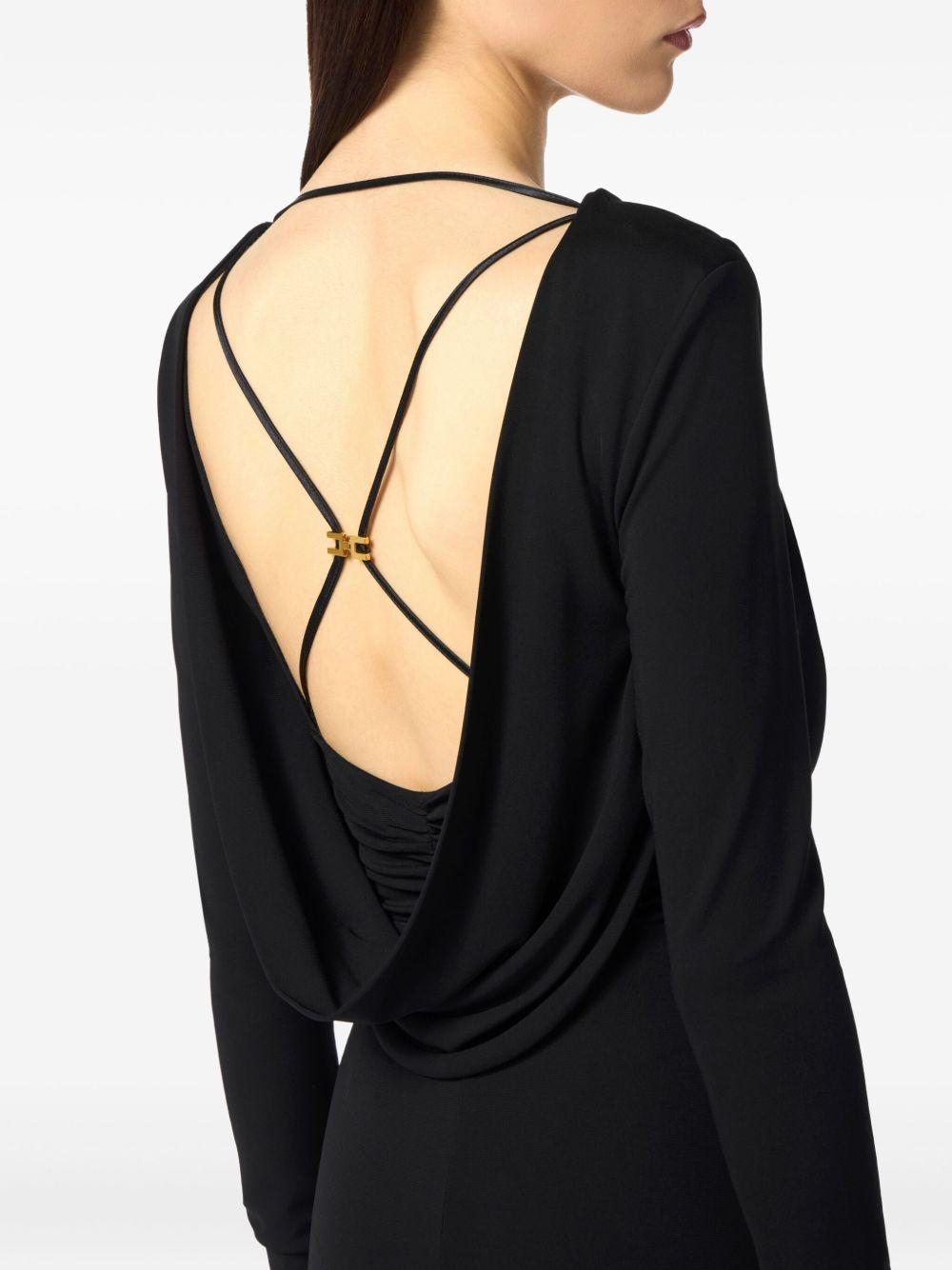 Abito Lungo Drappeggiato ABR0356E2 110 ELISABETTA FRANCHI 
