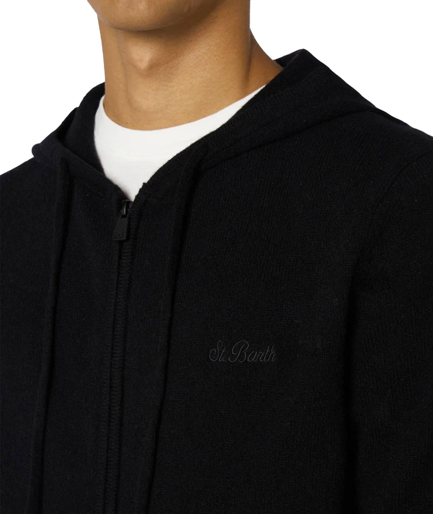 Cardigan notting nero NOT0001 00810G MC2 SAINT BARTH 