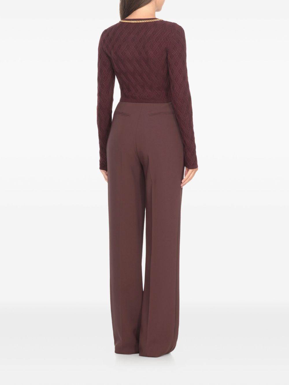 Maglione Crop con Zip Frontale MK29B56E2 EA4 ELISABETTA FRANCHI 