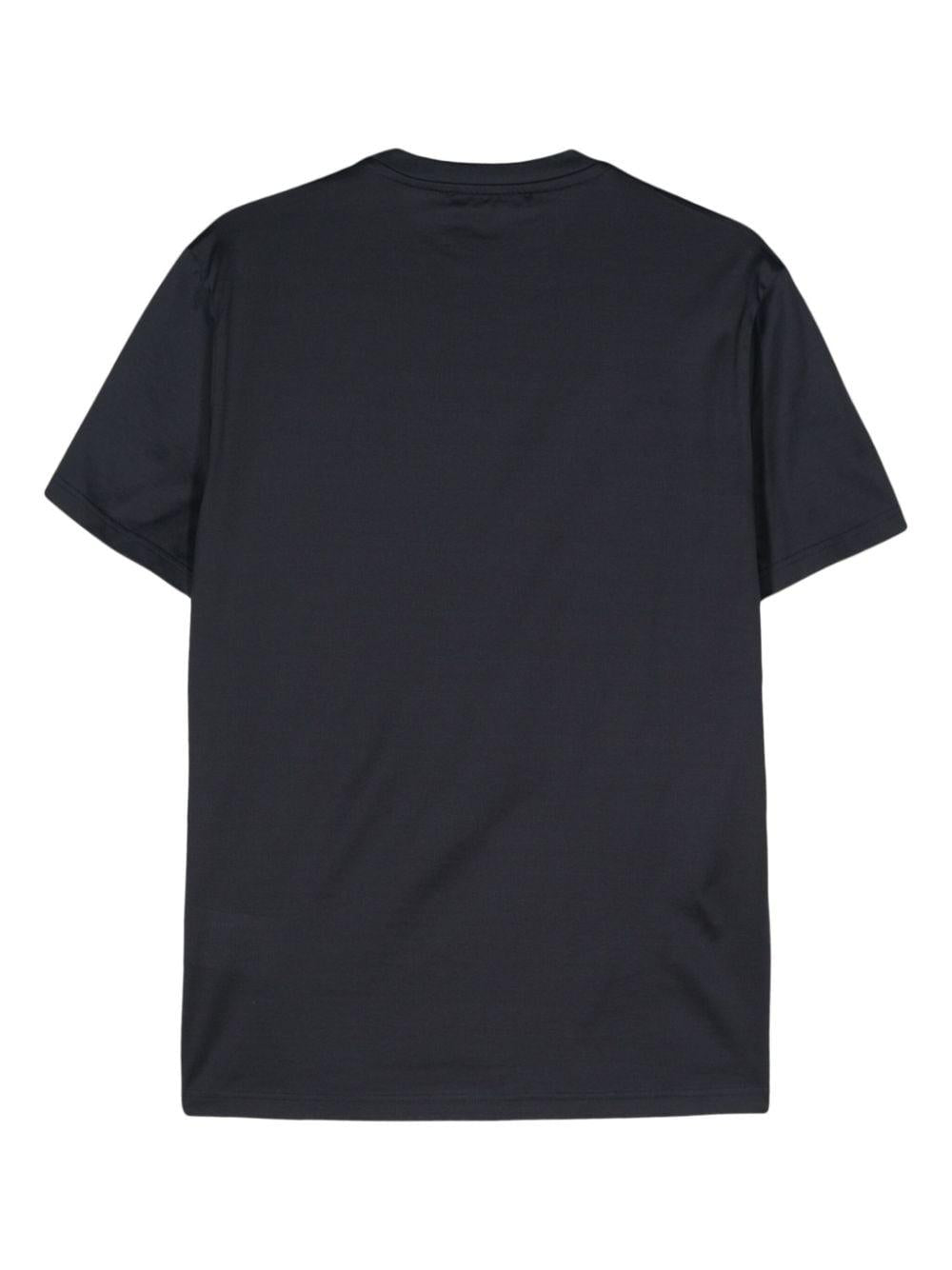 Maglia blu  mini etichetta orlo L1TSS246497 E044 LOW BRAND 