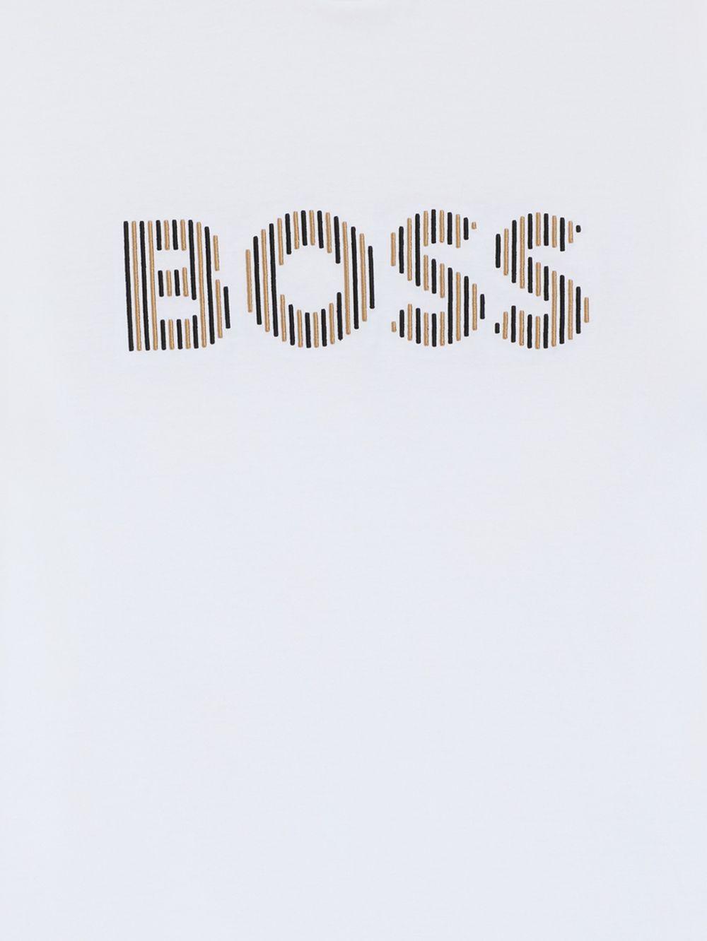 T-shirt con logo grafico 50560466 101 BOSS 