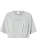 T-shirt crop torrone grigia
