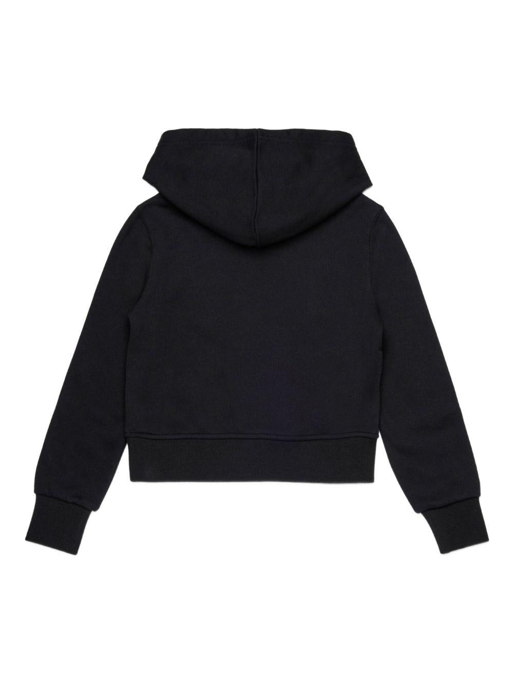 Felpa con Cappuccio e Logo Ricamato J02416KYAX3 K900 DIESEL KIDS 