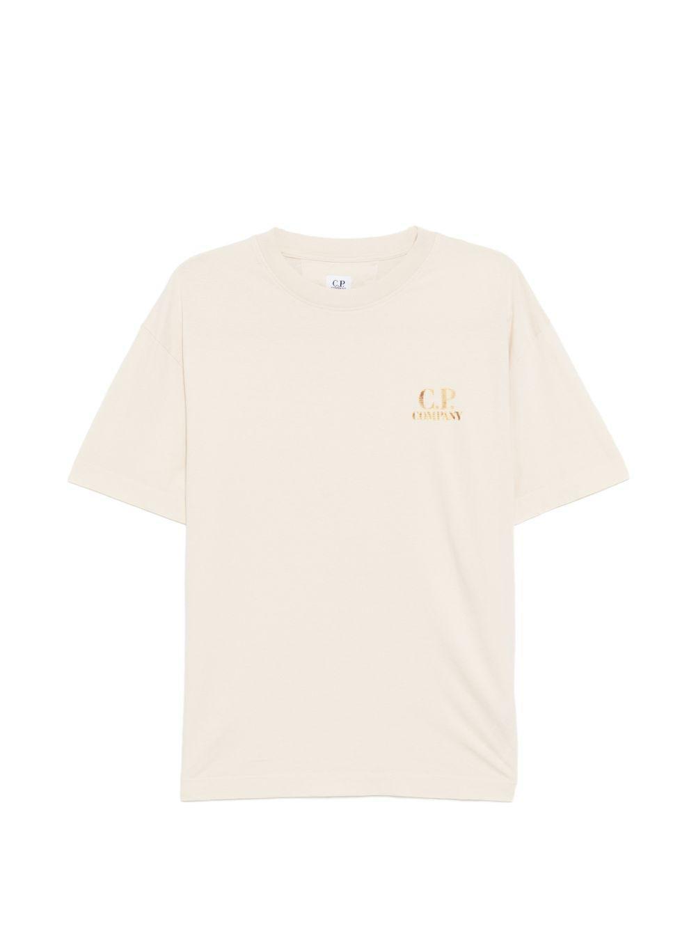 T-shirt in cotone con logo 20CMTS143A110579W 114 CP COMPANY 