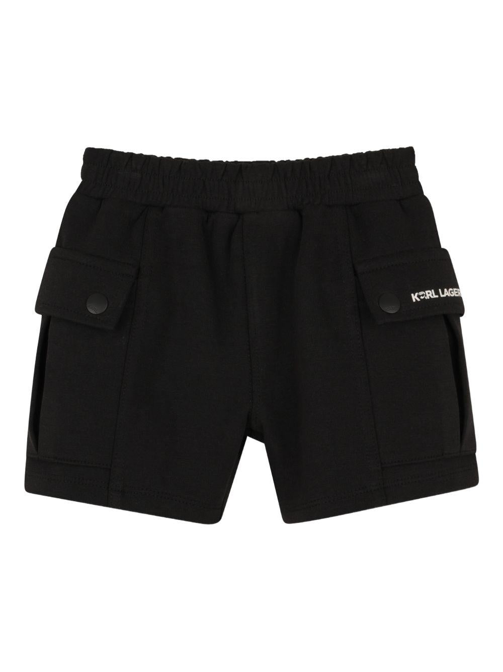 Completo t-shirt e shorts con stampa Z31070 77X KARL LAGERFELD KIDS 