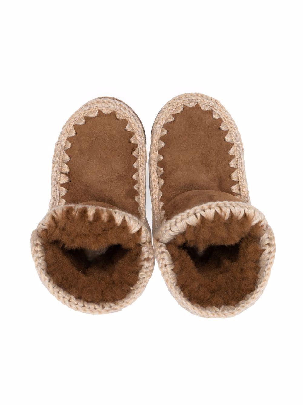 Stivale cognac Eskimo 24 MUFK101000A COG MOU KIDS 