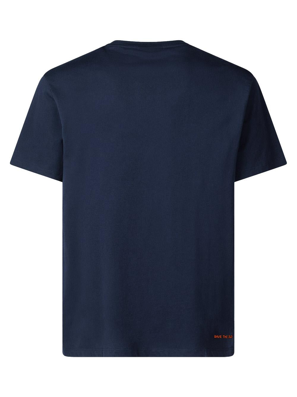 T-shirt Adelmar blu DT1194MBESY20 90000 SAVE THE DUCK 