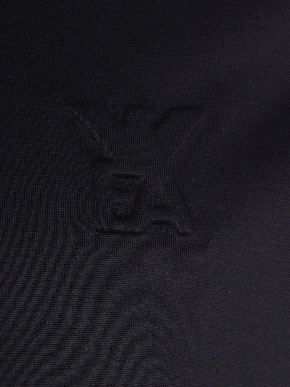 T-shirt nera con logo in rilievo e girocollo EM002963AF10761 UC001 EMPORIO ARMANI 