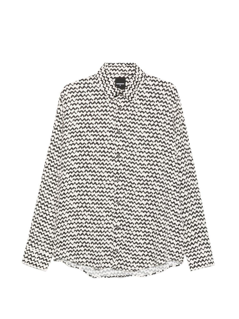 Camicia in viscosa con stampa 5C0310A093 FG81 PATRIZIA PEPE 