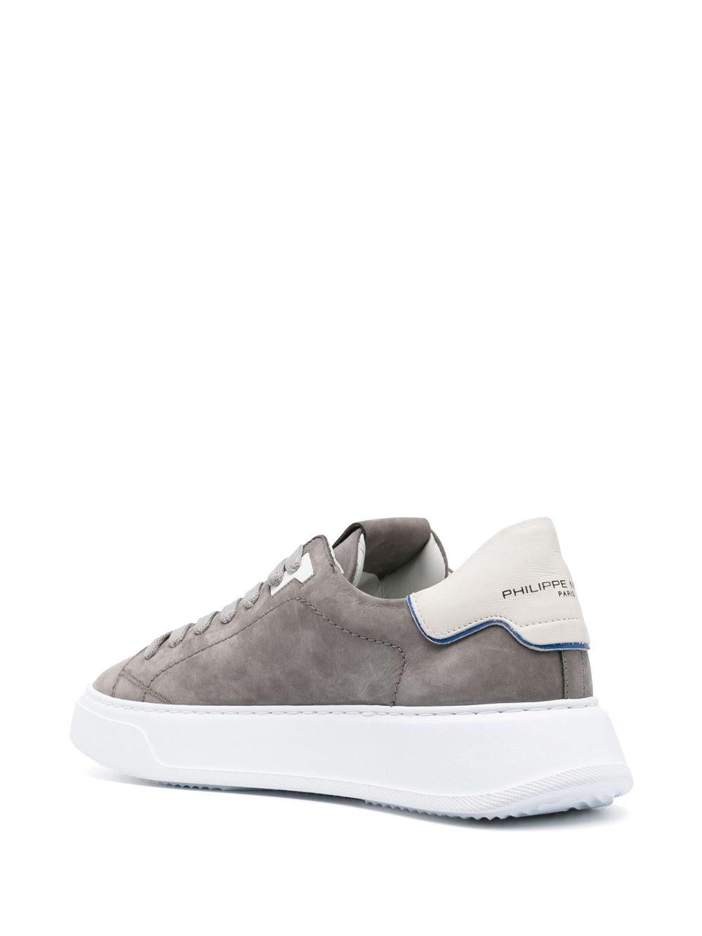 Sneakers temple suede grigio antracite uomo