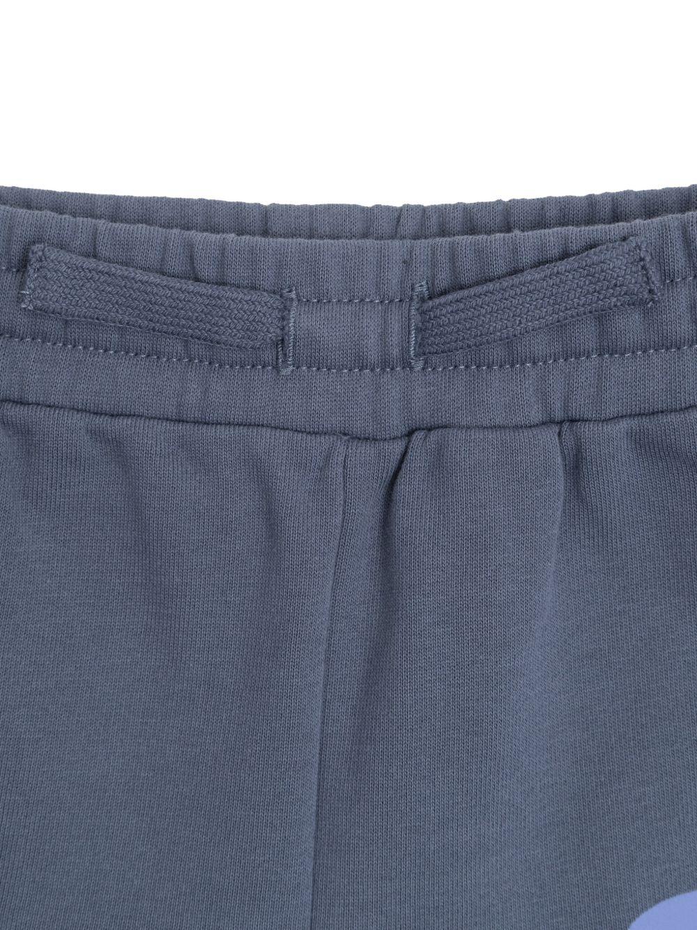 Shorts in felpa con stampa squali TY6589Z3409 61B STELLA MCCARTNEY KIDS 