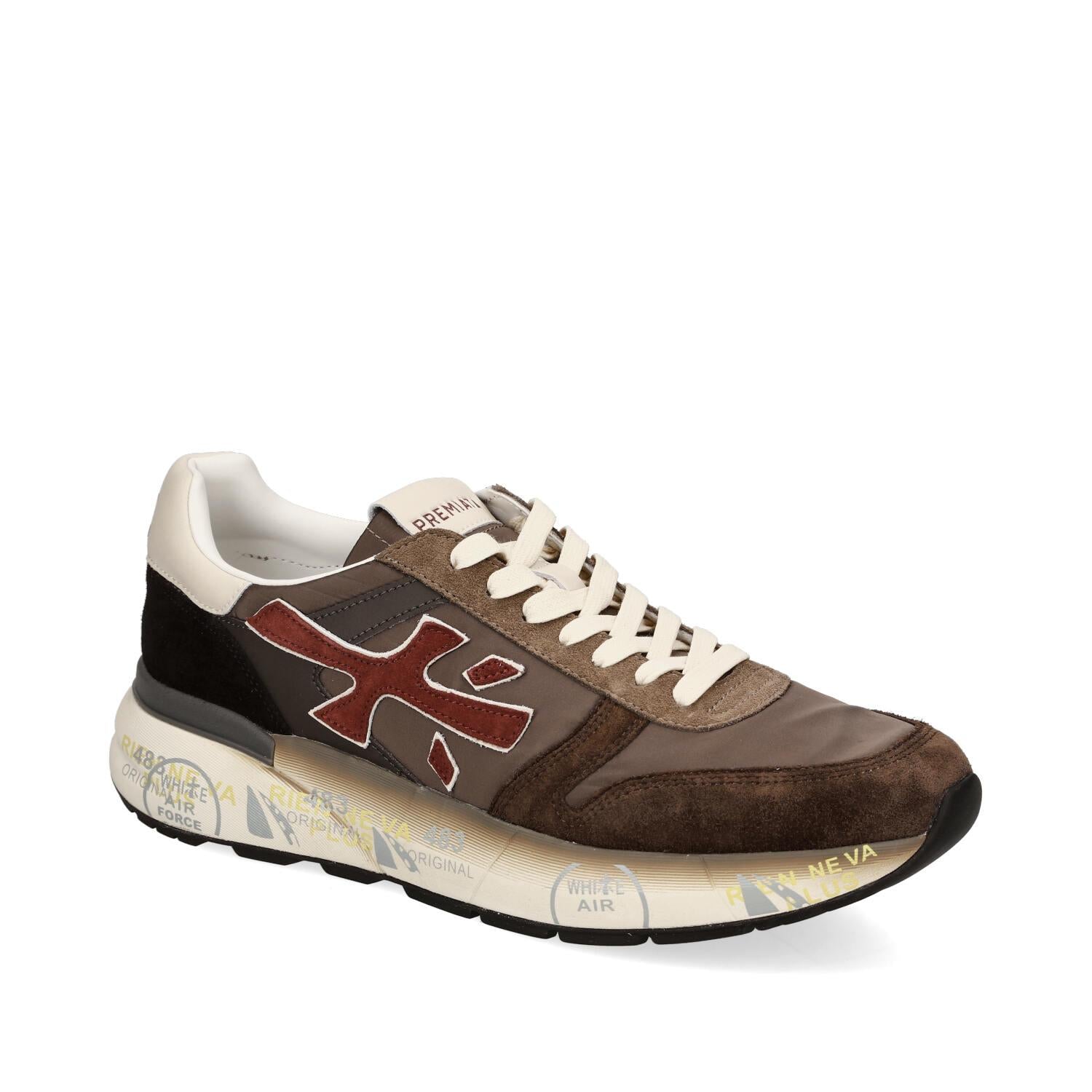 Sneakers MIck in Camoscio e Nylon Marrone MICK 7714 PREMIATA 