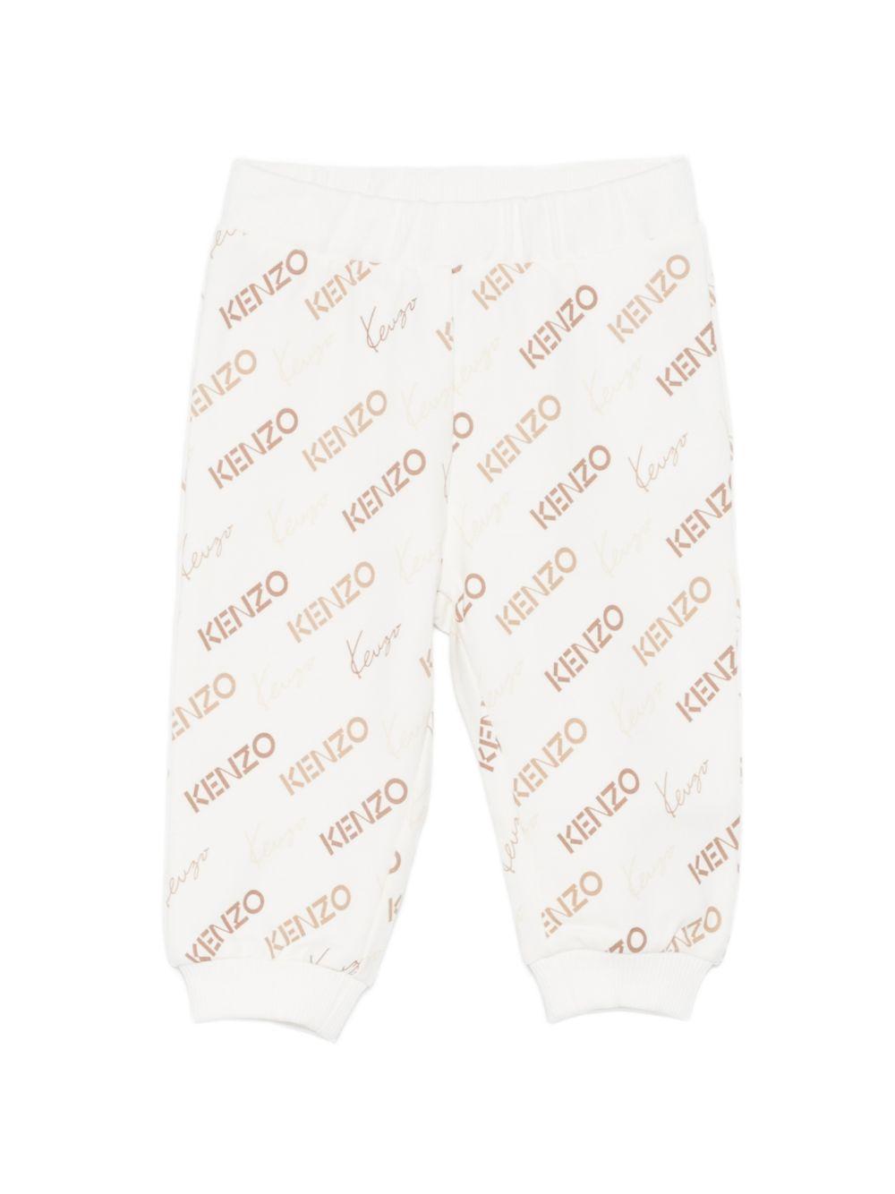 Tuta in viscosa con cappuccio K61705 117 KENZO KIDS 