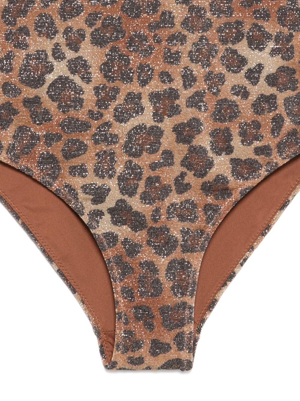 Costume cecille mini kids leopardato lurex