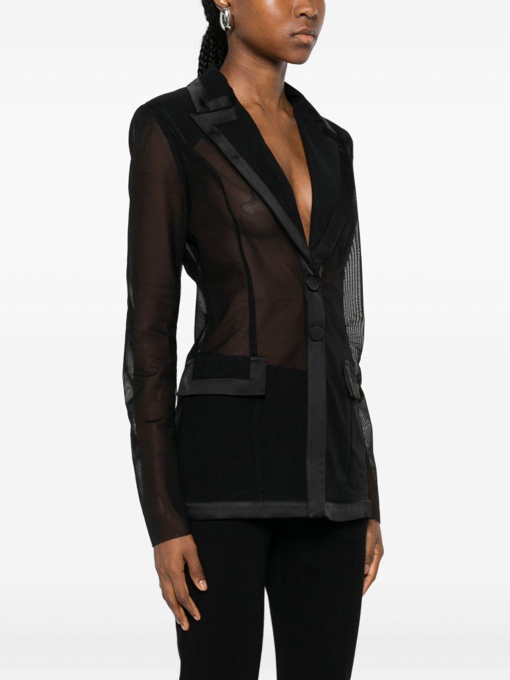 Giacca donna a petto singolo MF0405 NERO BABYLON COLLECTION 