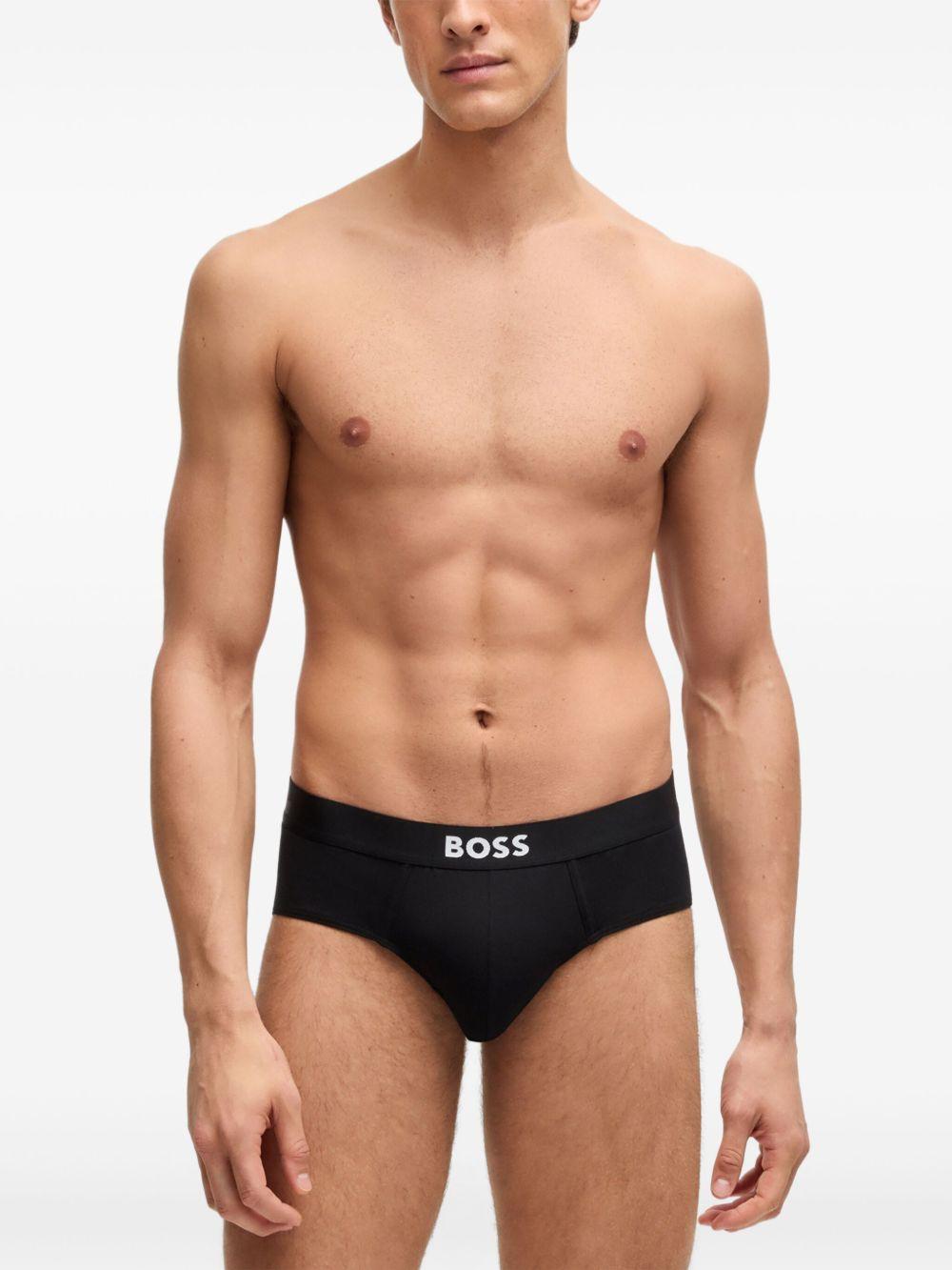 Boxer con logo in vita elasticizzata 50546561 001 BOSS 