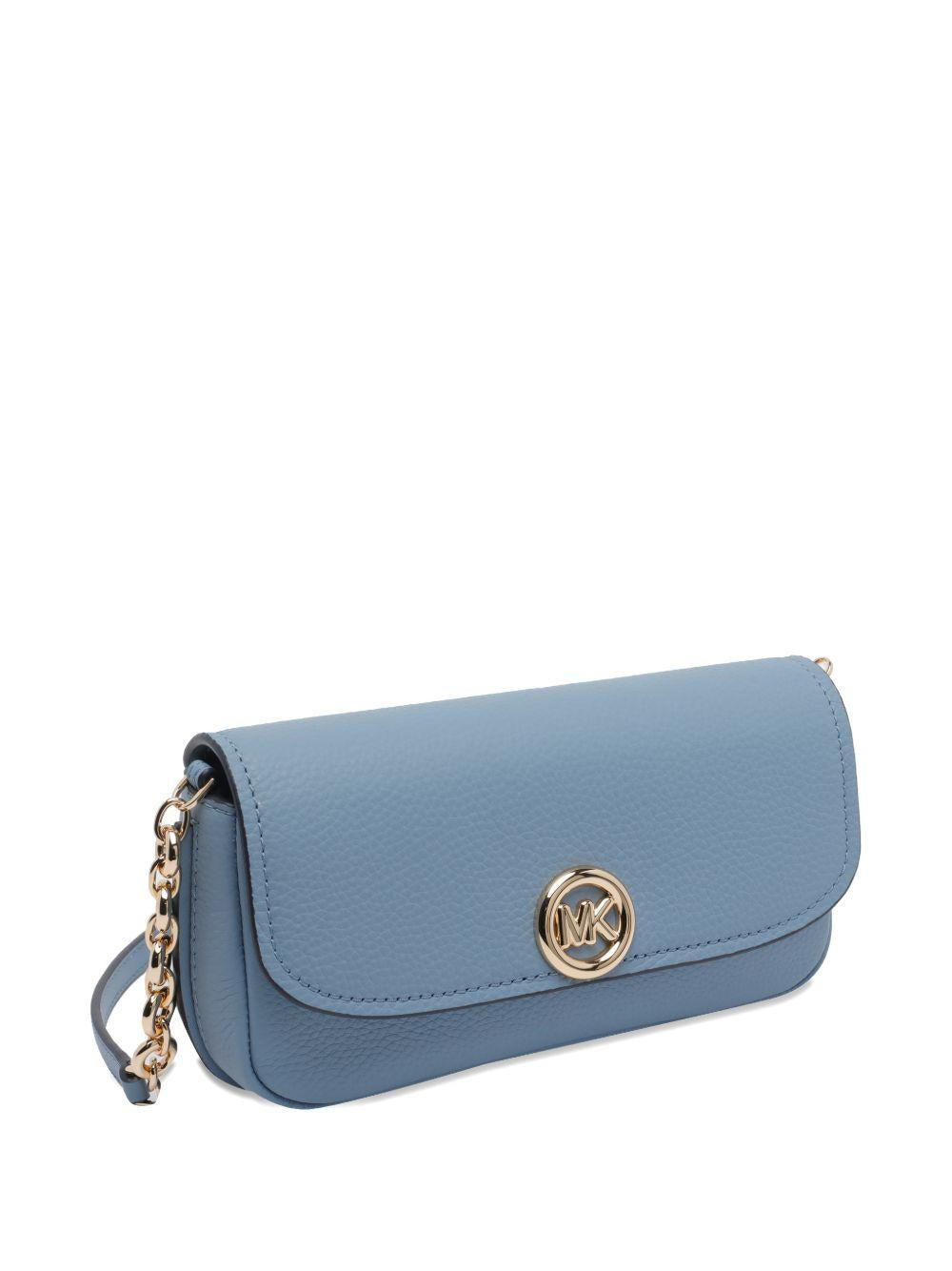 Borsa a tracolla in pelle con catena dorata 32S6GY5C5L 464 MICHAEL KORS 