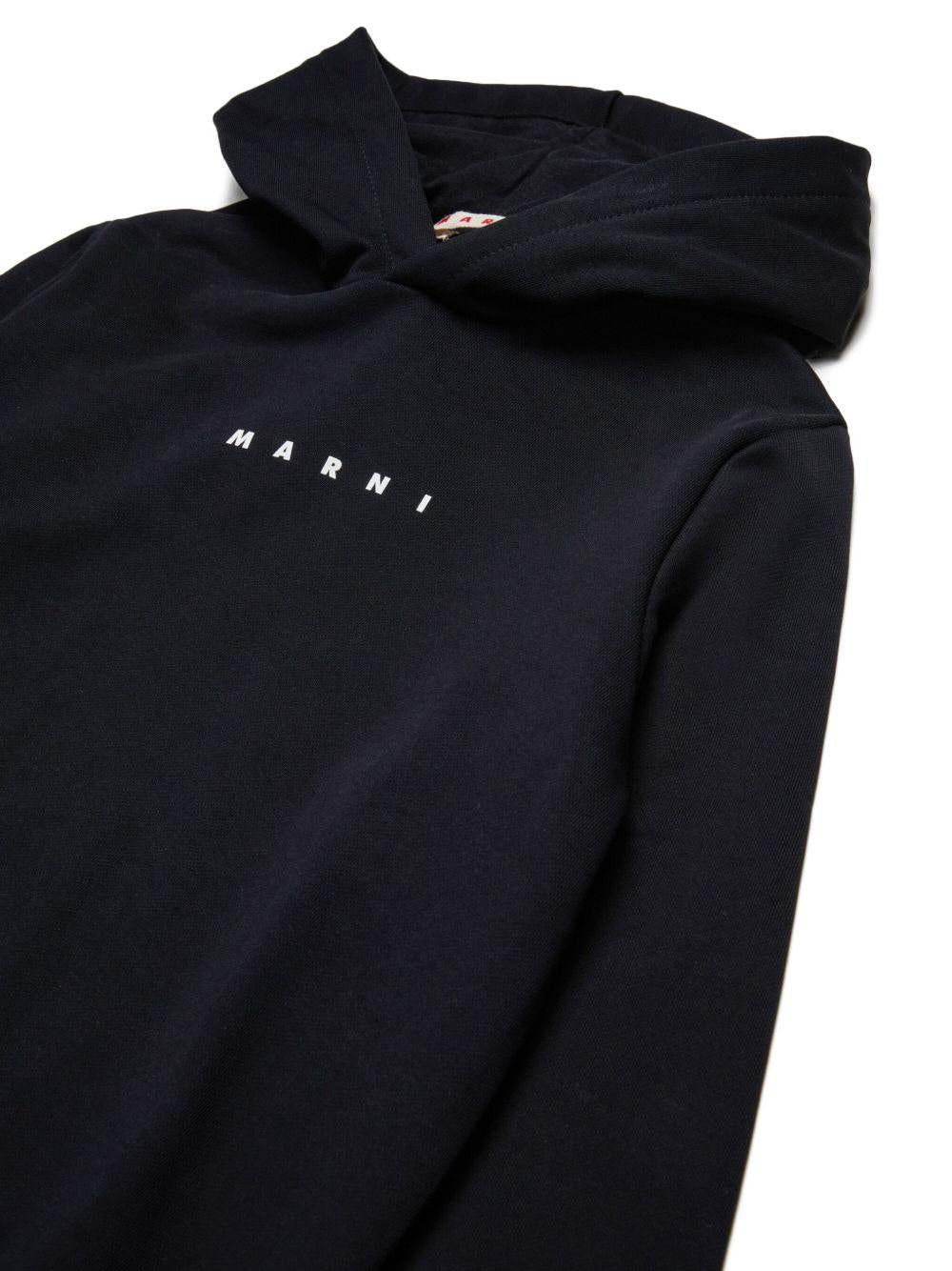 Felpa con cappuccio M01576M00V0 0M900 MARNI KIDS 